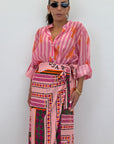 Camicia coreana con bottone Granchio