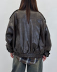 Biker ecopelle vintage 30294