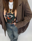 Blazer con frange 4705