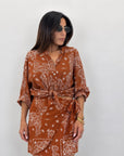 Camicia coreana Paisley