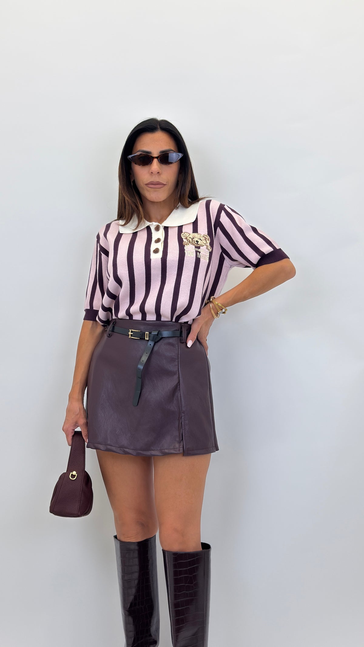 Polo Teddy a righe 8178