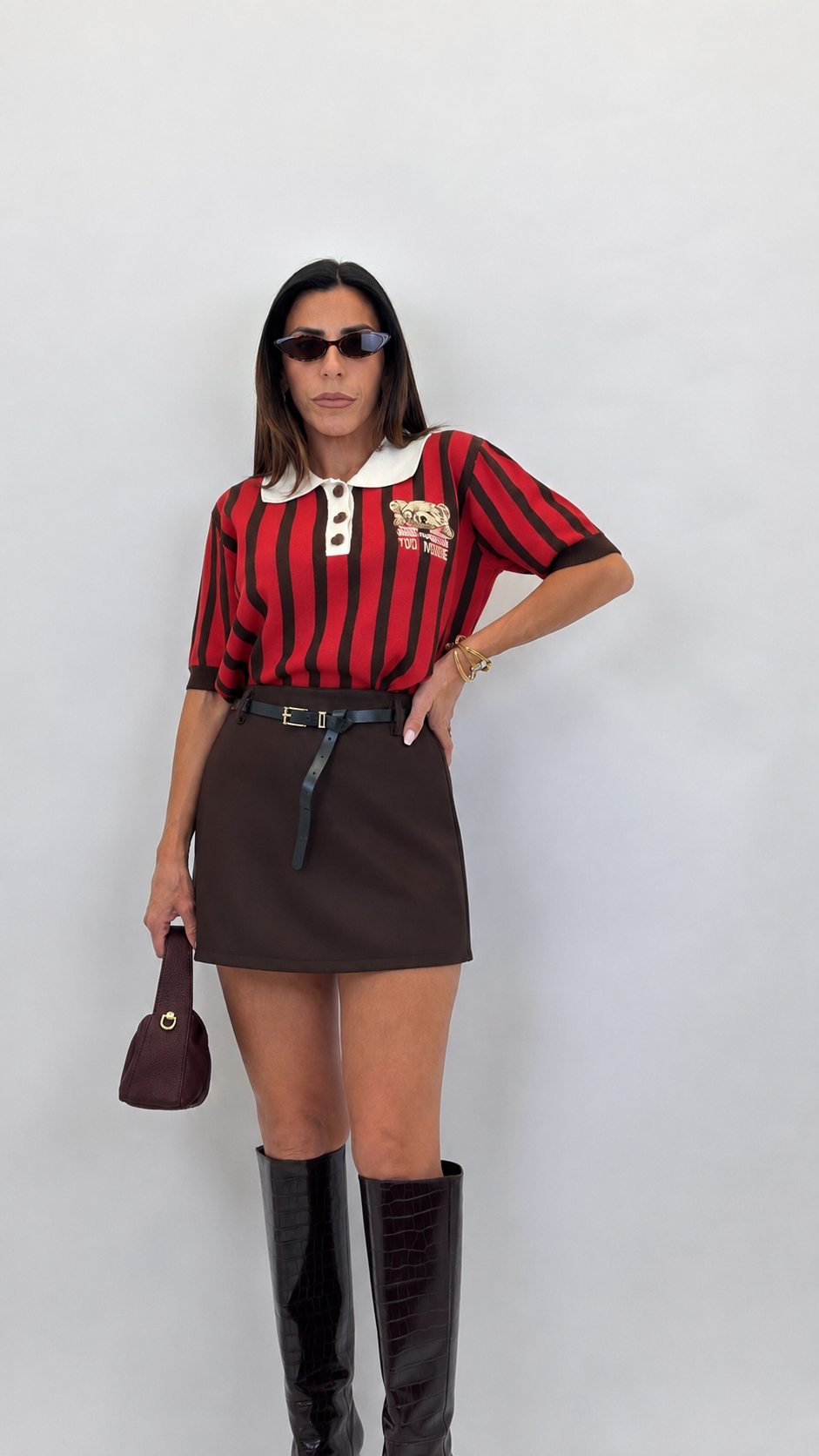 Polo Teddy a righe 8178