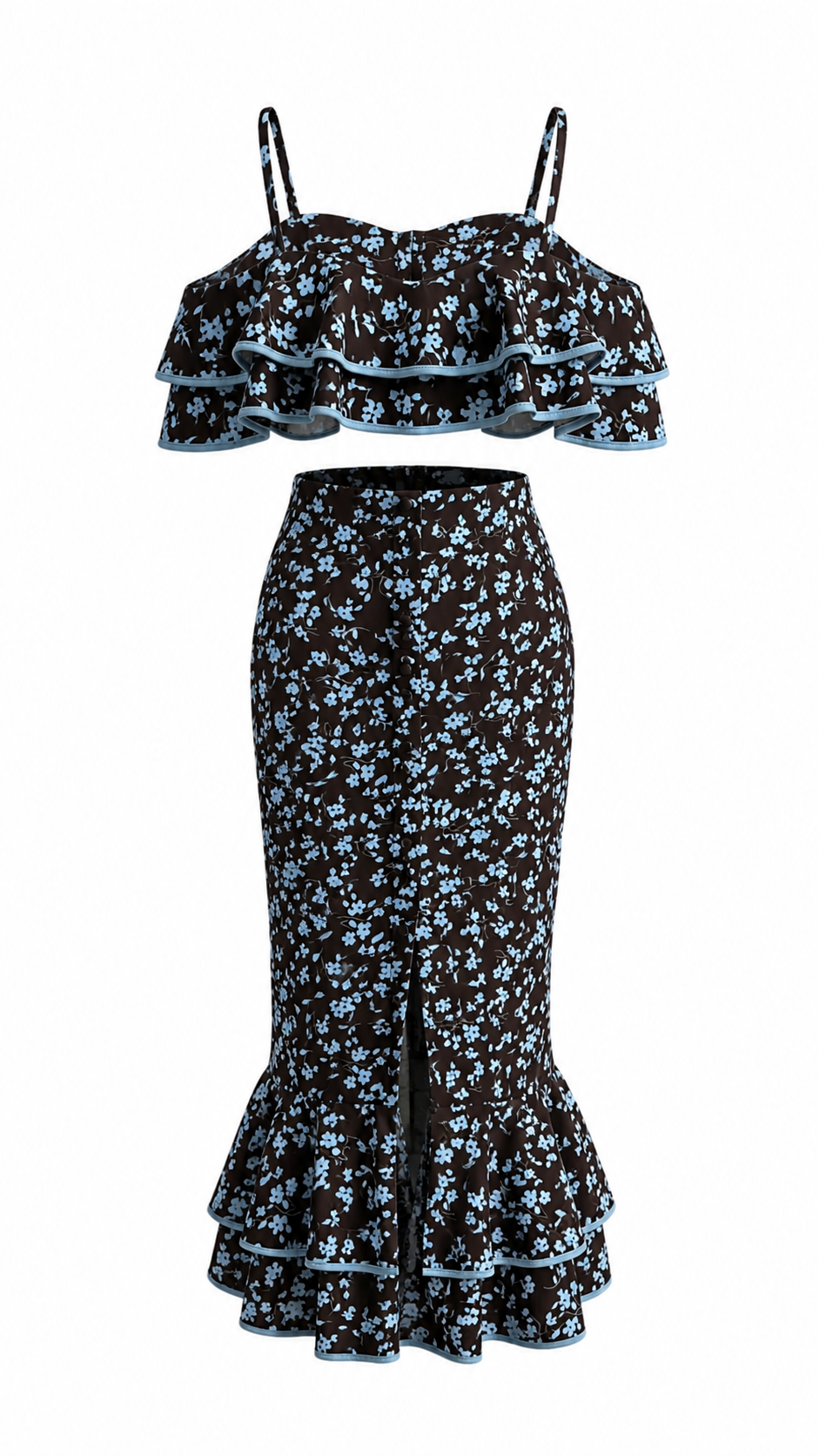 Coordinato Dakota a fiorellini 12194