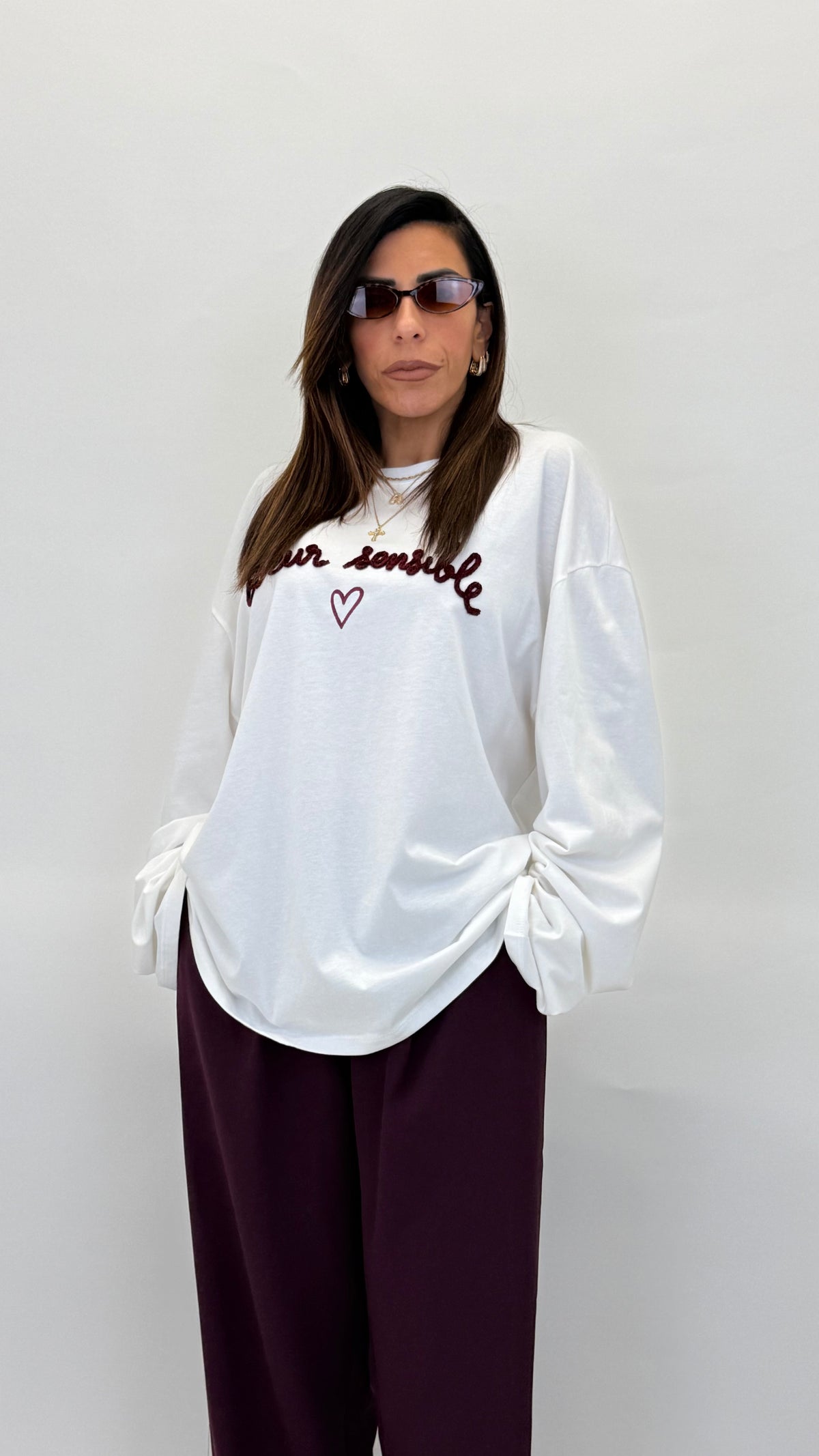 Long sleeve ''Coeur Sensible'' Lumina 6391