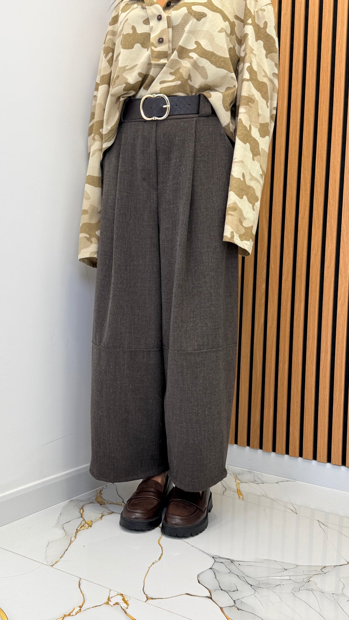 Pantalone con cintura 6551-82