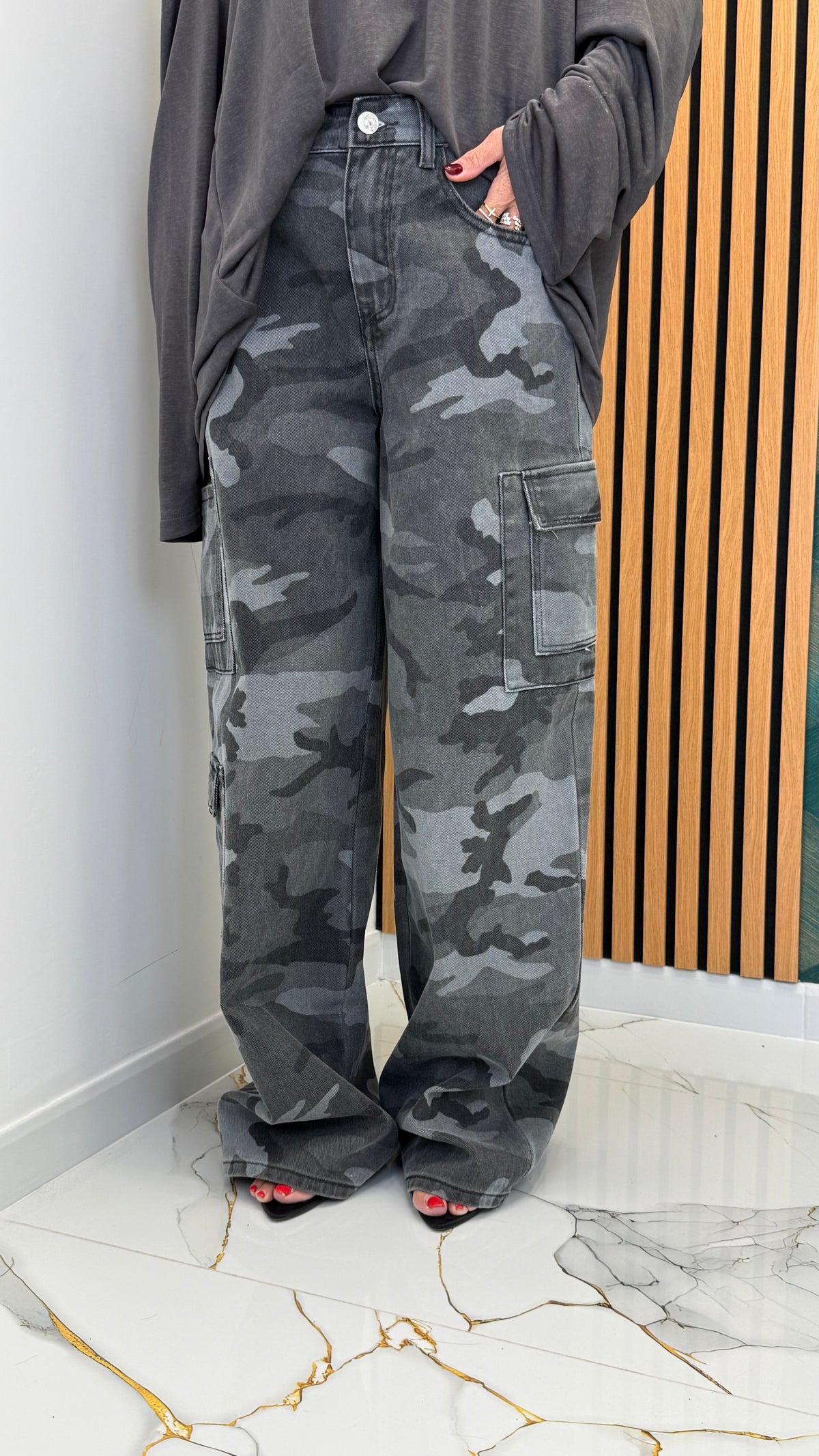 Jeans Cargo Camouflage 7121-2