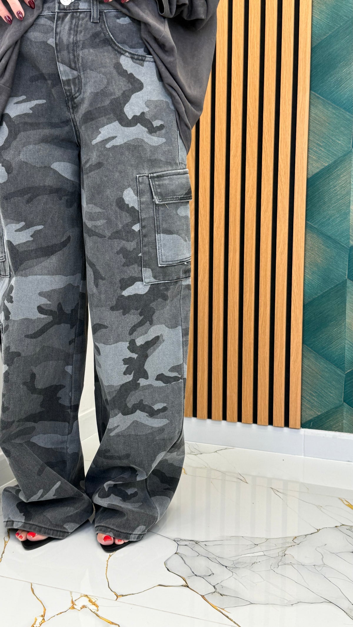 Jeans Cargo Camouflage 7121-2